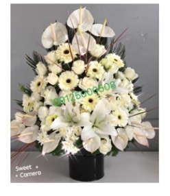 سبد گل ترحیم | خرید سبد گل مناسب ختم و عزاداری - ارسال رایگان