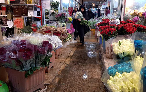 بازار گل شهید محلاتی تهران ساعت کار