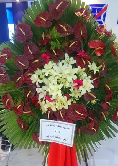 تاج گل نمایشگاهی ارزان