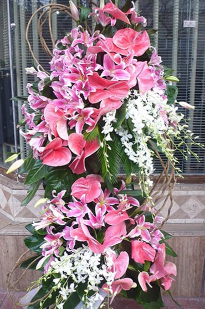 گل برای عرض تبریک