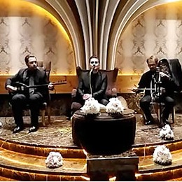 اجرای مراسم ترحیم عرفانی با سازهای عرفانی نی و دف و گروه سنتی